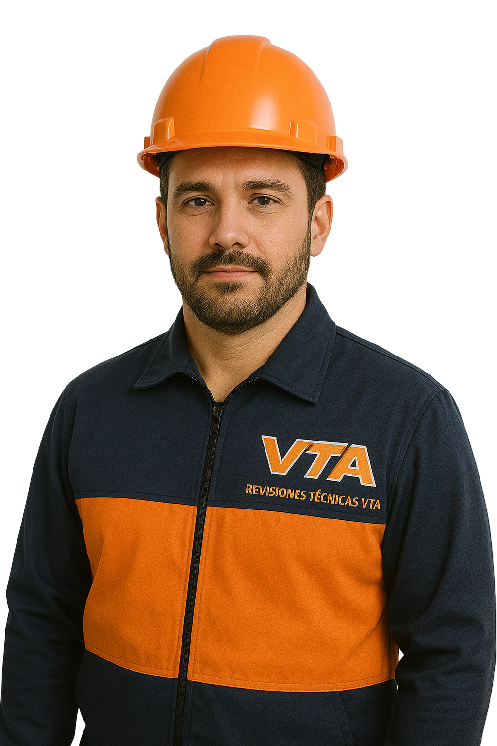 Técnico especialista de VTA realizando inspección vehicular